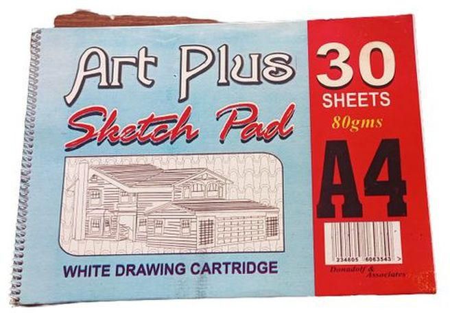 A4 Sketch Pad - White - 30 Sheets