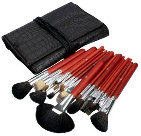Makeup Brushes set of 28 Pieces with bag by TopColor 11411 ، Black