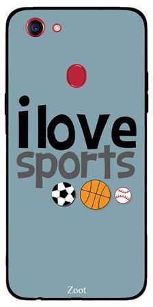 Thermoplastic Polyurethane Skin Case Cover -for Oppo F7 I Love Sports I Love Sports