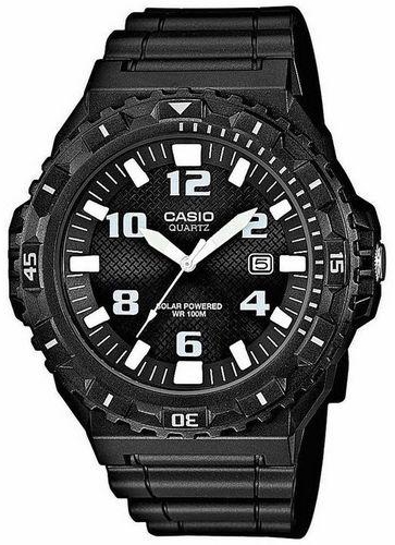 Casio ساعة MRW-S300H-1BVDF Resin - أسود