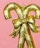 Stick Hanger For Decorate Christmas Tree 18 X 12 Cm - Gold