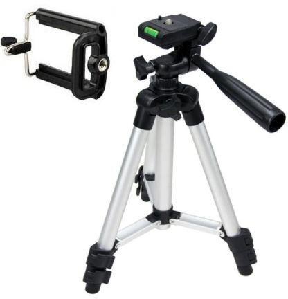 360 Universal Portable Digital Camera Camcorder Tripod Stand Lightweight W/ Bag, Mobile Holder