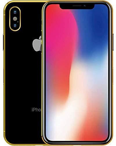 Apple iPhone X Gold Plated 24K - 64GB, 4G LTE, Space Grey