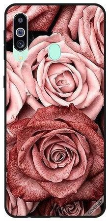 Peach Flowers Protective Case Cover For Samsung Galaxy M40/A60 Multicolour
