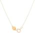 Miss L' by L'azurde Sparkling Stars Necklace In 18 K Yellow Gold
