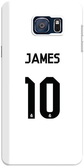Stylizedd Samsung Galaxy S6 Edge Plus Premium Slim Snap Case Cover Matte Finish - James Real Jersey