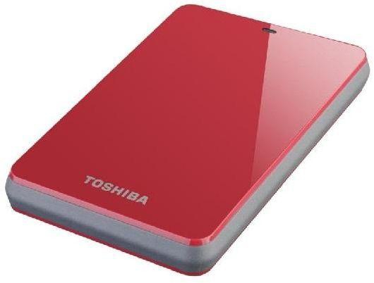 Toshiba 1TB USB 3.0 External Hard Drive-Red
