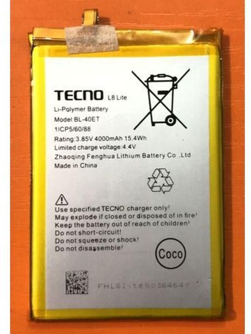 Tecno L8 Lite Battery Official Mackin Touch Quality