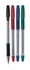 Pilot BPS-GP Ballpoint Pen Rubberised Grip, Fine 0.7mm, Green, 12/Pack
