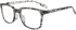 Classic Gray Frame Lensless Fake Glasses