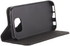 Samsung S6 Edge Flip Cover - Black