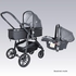 Moon - Tres 3-In-1 Travel System - Grey- Babystore.ae