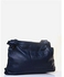 WiiKii Women Shoulder Leather Bag - Dark Blue