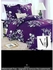 Purple And White Designed Bedsheet