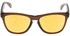 Oakley Unisex Wayfarer Grey Lens Brown Acetate Frame Sunglasses