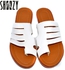 Shoozy Fashionable Flat Slippers -White