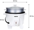 Geepas Automatic Rice Cooker, 2.8L