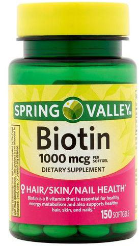 Spring Valley Biotin, 150 Softgels Skin Hair & Nail Supplement price from  jumia in Nigeria - Yaoota!