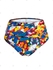 Plus Size Ruffle Butterfly Floral Print Tankini Swimwear - 3x