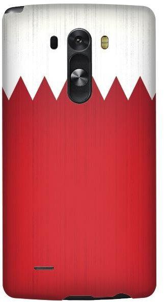 حافظة فاخرة سهلة التركيب وبتصميم رقيق مطفي اللمعان لهواتف ال جي - جي 3 من ستايليزد - علم البحرين