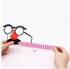 Fashion Hequeen Cute Clown Funny Glasses Beard Props Moving The Whimsy Glasses False Nose Hair
