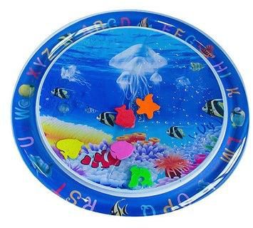 Tummy Time Water Mat for Baby Boys Girls PVC Inflatable Water Play Mat for Infants Toddlers Fun Play Activity Center