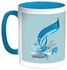 Congratulations On Eid Printed Coffee Mug Blue/White