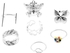Simple Design Different Shapes Silver Color Ring Set For Women - Set6 - 7Pcs