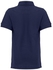 Ted Marchel Boys Cotton Buttoned Neck Solid Polo Shirt - Navy Blue