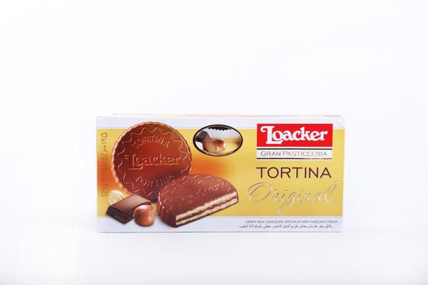 لواكر تورتينا - ويفر بالشوكولاتة ١٢٥ غرام