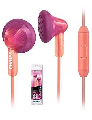 Philips SHE3015 PH In-Ear Headphones With Mic - Pink