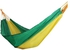 Generic HWDC-21 - Portable Oxford Fabric Outdoor Double Hammock Swing Bed - Yellow/Green
