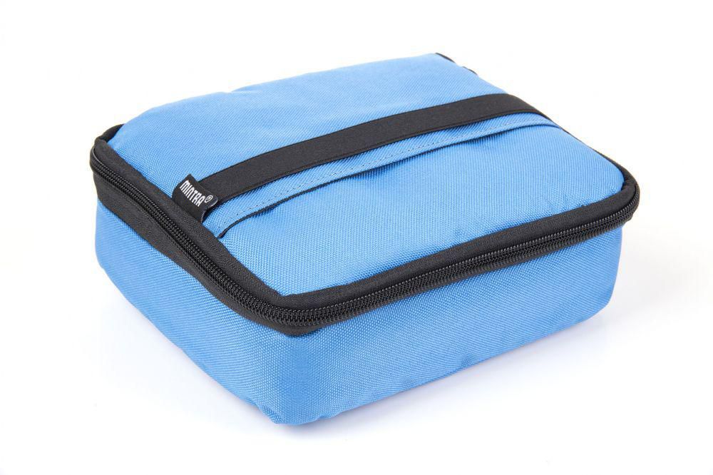 لانش بوكس مع حقيبة للحمل عازلة للحرارة من مينترا، قطعتين - ازرق