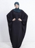 Long Sleeves Abaya With Hijab Black