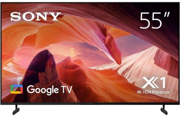 Sony 55-inch KD-55X80L | 4K Ultra HD | High Dynamic Range (HDR) | Smart TV (Google TV)
