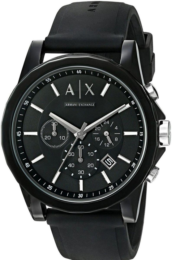 Armani Exchange Unisex AX1326 Resin Black Watch