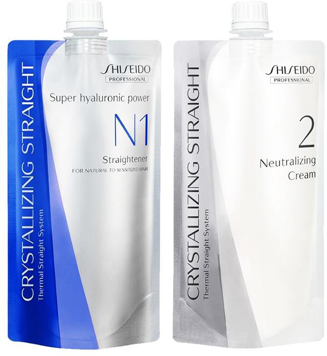 Shiseido Professional N1 2 Crystallizing Straight for Natural to Sensitized Hair (400g)
