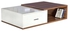 Coffee Table, 100 cm, White / Brown - NCT22