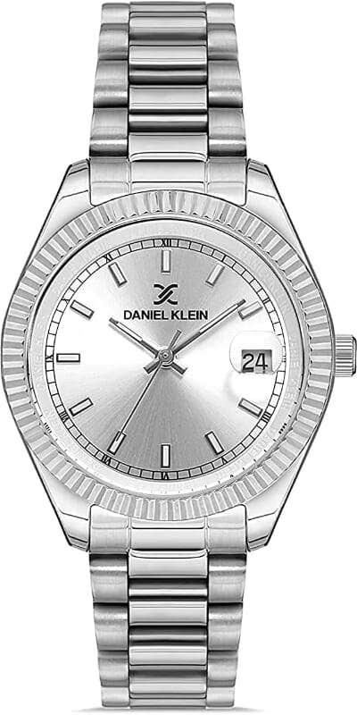 Get Daniel Klein ‎ DK.1.12971-1 Analog Casual Watch For Woman, Stainless Steel Band - Silver with best offers | Raneen.com