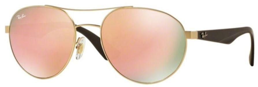 Ray Ban 3536,55,112,2Y Sunglasses For Unisex-Gold Brown