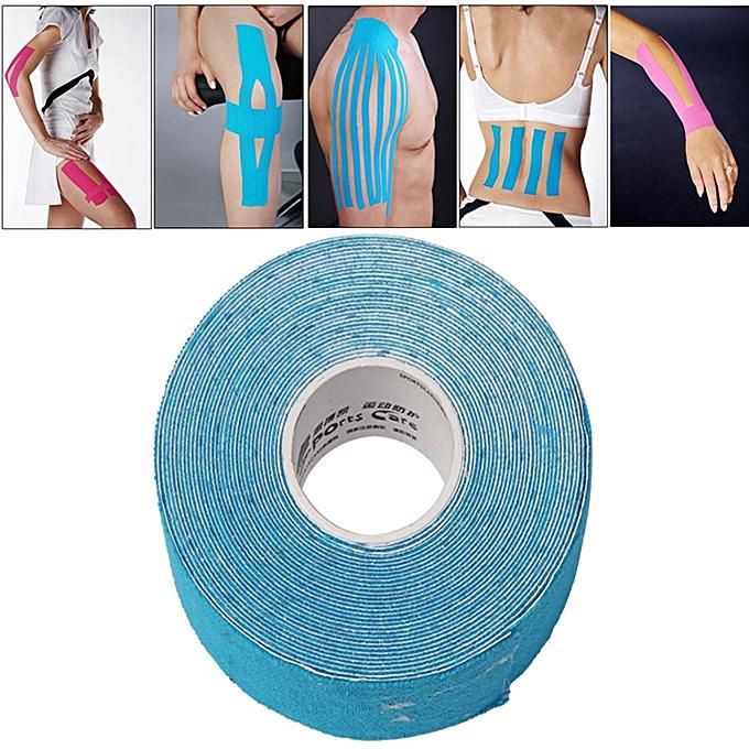 Generic Waterproof Kinesiology Tape Sports Muscles Care Therapeutic Bandage, Size: 5m(L) X 5cm(W)(Blue)