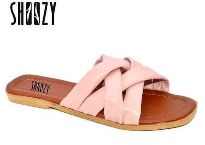 Shoozy Shoozy Flat Slippers - Pink