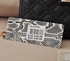 Kardashian Kollection Quilted Long Zip Wallet For Woman Black Color