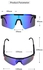 Joyzzz Cycling Sunglasses Men, Uv Protection Sports Sunglasses with Adjustable Temple, Polarized Cycling Glasses for Men Women, Outdoor Sports Glasses, Baseball Sunglasses (White)