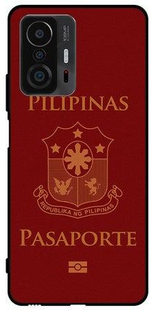 Protective Case Cover For Xiaomi 11T بطبعة جواز سفر الفيليبين