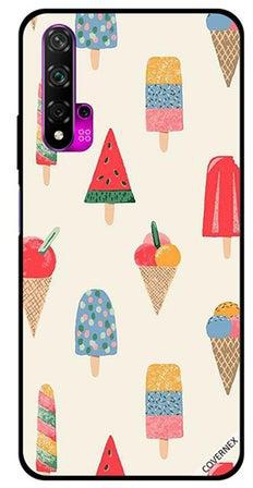 Protective Case Cover For Huawei Nova 5T Ice Cream Tags Pattern