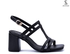 Lifestylesh SN-509 Leather Sandal With An Elegant Open Strap - Black