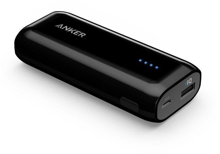 Anker Astro E1 5200mAh Ultra Compact Portable Charger External Battery Power Bank with PowerIQ Technology for iPhone, iPad, Samsung, Nexus