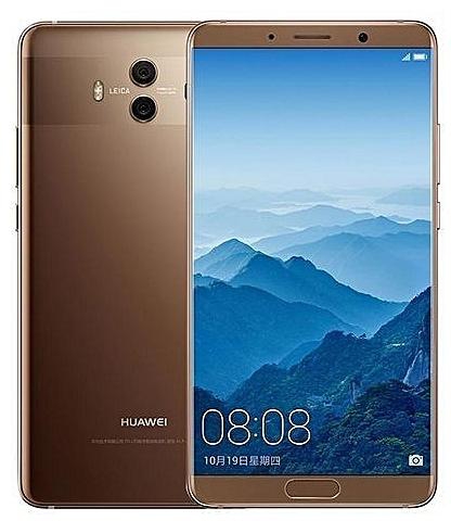 Huawei Mate 10 5.9 Inch (4GB, 64GB ROM) Android 8.0 12MP + 20MP Dual + 8MP 4G LTE - Brown