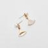Triangular Brass Drop-Earrings